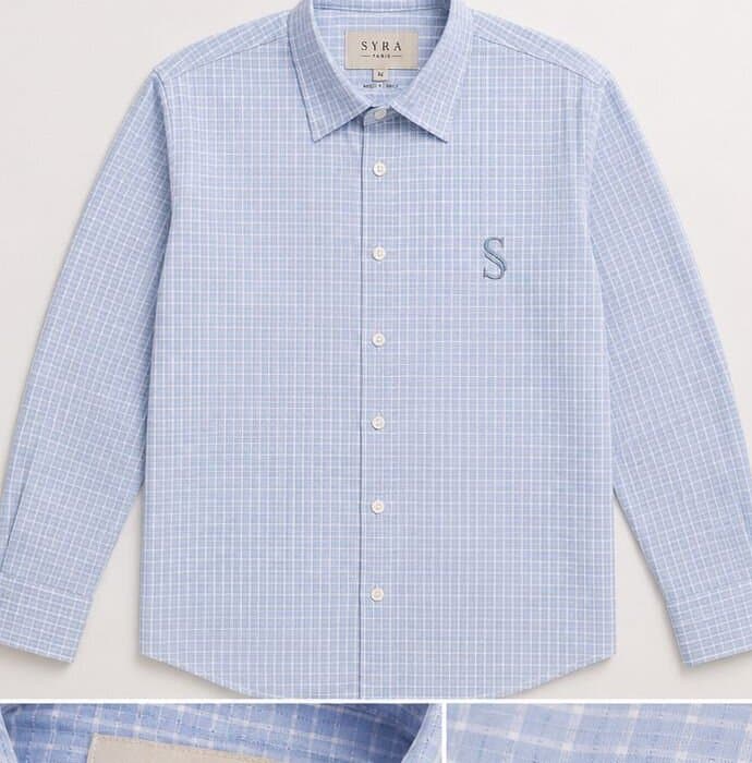 Chemise à carreaux
