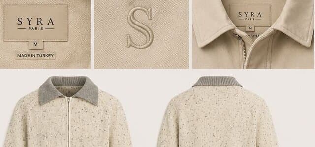 Veste Zippée en Laine